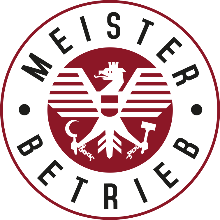 Logo Meisterbetrieb Das Foto zeigt das Logo Meisterbetrieb